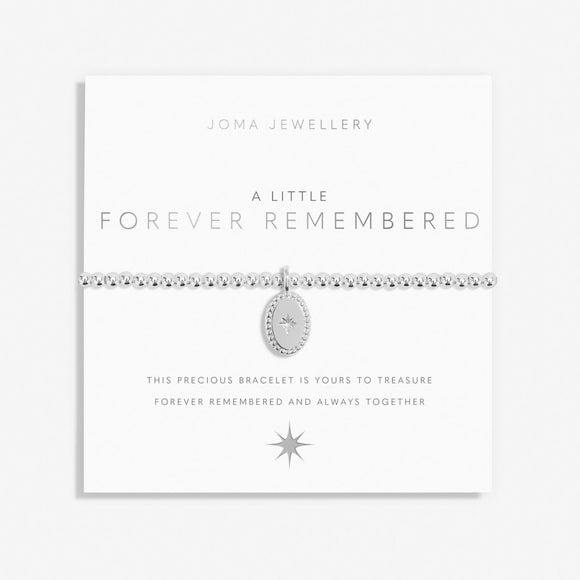 A Little 'Forever Remembered' Bracelet In Silver Plating by Joma Jewellery