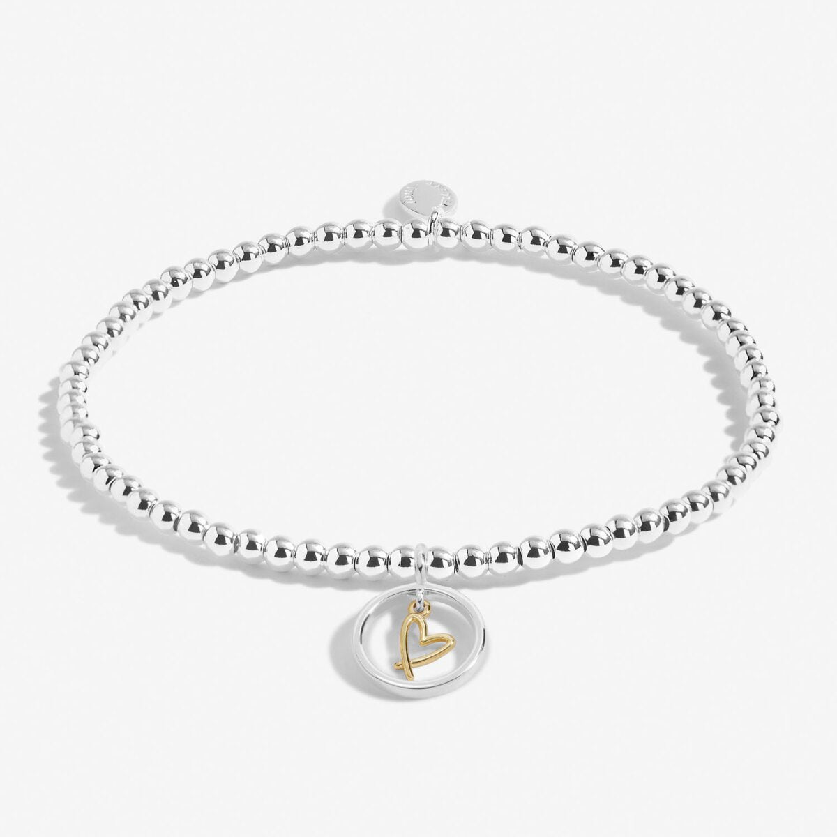Boxed A Little 'Always My Daughter Forever My Friend' Bracelet In Silver Plating And Gold Plating by Joma Jewellery