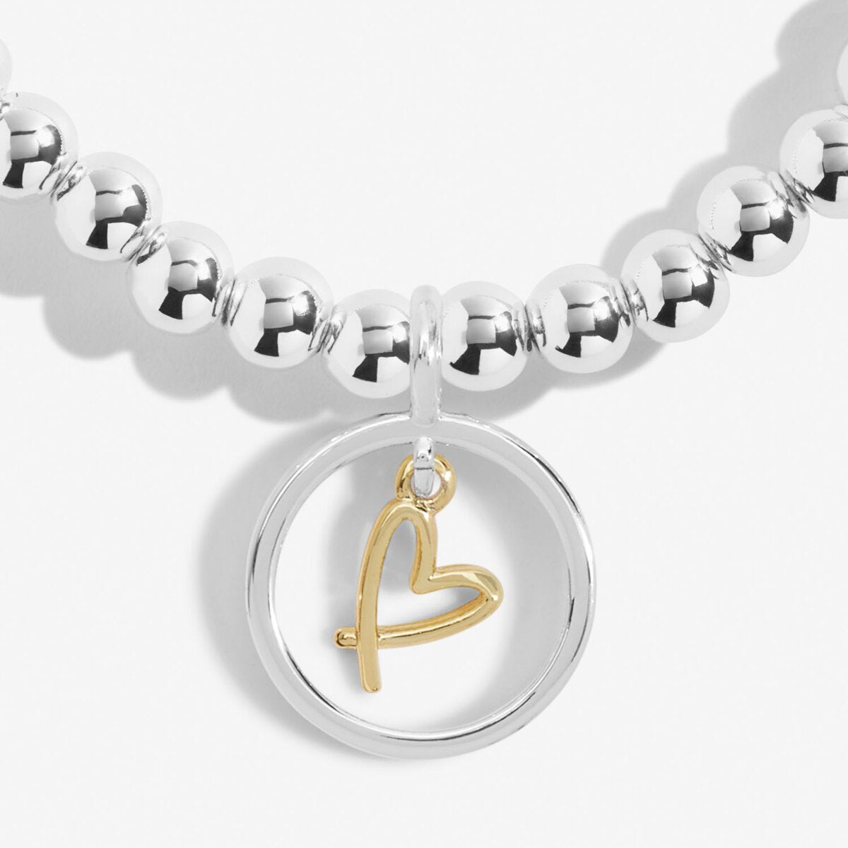 Boxed A Little 'Always My Daughter Forever My Friend' Bracelet In Silver Plating And Gold Plating by Joma Jewellery