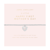 Mother's Day A Little 'Happy First Mother's Day' Bracelet In Silver PlatingFrom Joma Jewellery