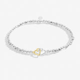Forever Yours 'So Very Proud Of You' Bracelet In Silver Plating And Gold Plating By Joma Jewellery