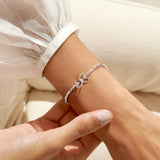 Forever Yours 'Lovely Granddaughter' Bracelet In Silver Plating By Joma Jewellery