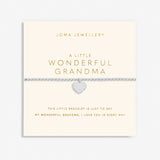 Grandparent A Little 'Wonderful Grandma' Bracelet In Silver Plating From Joma Jewellery