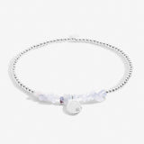 Blue Agate Anklet In Silver Plating By Joma Jewellery