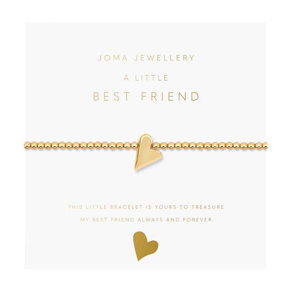 A Little 'Best Friend' Bracelet In Gold Plating by Joma Jewellery