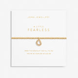 A Little 'Fearless' Bracelet In Gold Plating by Joma Jewellery