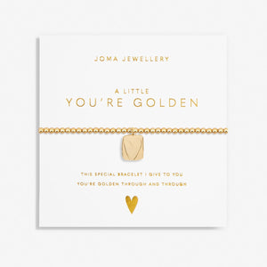 A Little 'You're Golden' Bracelet In Gold Plating by Joma Jewellery