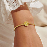 A Little 'Happiness' Bracelet In Gold Plating by Joma Jewellery