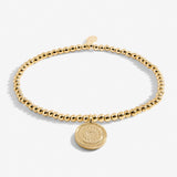 A Little '50th Birthday' Bracelet In Gold Plating by Joma Jewellery