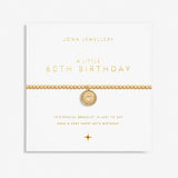 A Little '60th Birthday' Bracelet In Gold Plating by Joma Jewellery