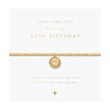 A Little '60th Birthday' Bracelet In Gold Plating by Joma Jewellery