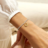 A Little 'Courage' Bracelet In Silver Plating And Gold Plating  Joma Jewellery