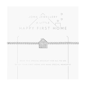 A Little 'Happy First Home' Bracelet In Silver Plating  Joma Jewellery
