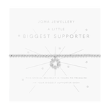 A Little 'Biggest Supporter' Bracelet In Silver Plating  Joma Jewellery