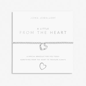 A Little 'From The Heart' Bracelet In Silver Plating  Joma Jewellery
