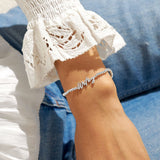 A Little 'Wifey For Lifey' Bracelet In Silver Plating  Joma Jewellery