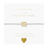 A Little 'Positive Vibes' Bracelet In Silver Plating And Gold Plating  Joma Jewellery