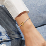 A Little 'Soulmate' Bracelet In Silver Plating And Gold Plating  Joma Jewellery