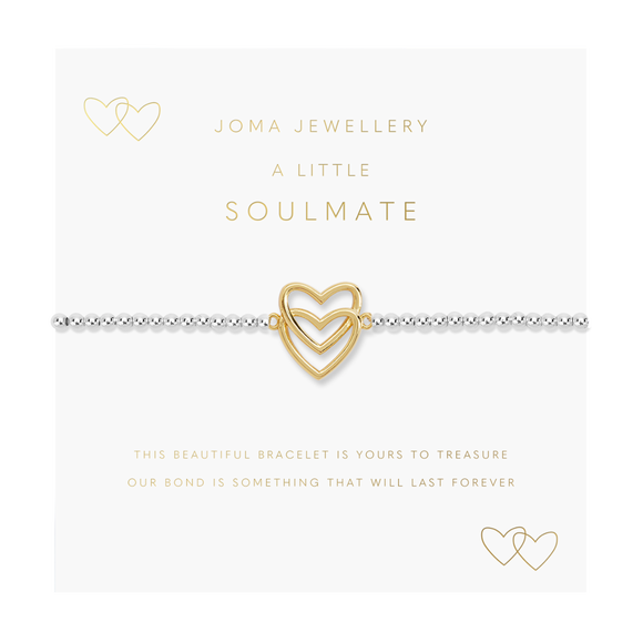 A Little 'Soulmate' Bracelet In Silver Plating And Gold Plating  Joma Jewellery