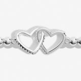 A Little 'Loved Beyond Measure' Bracelet In Silver Plating by Joma Jewellery