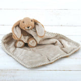 Jomanda Bunny Baby Plush Soft Toy Soother Comforter Brown 29 X 29CM