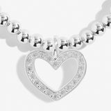 Bridal From The Heart Gift Box 'Maid Of Honour' Bracelet In Silver Plating From Joma Jewellery