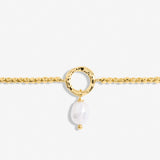 Solaria Baroque Pearl Loop Bracelet In Gold PlatingSolaria Baroque Pearl Loop Bracelet In Gold Plating By Joma Jewellery
