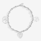 Life's A Charm 'Treasured Friend' Bracelet In Silver Plating By Joma Jewellery
