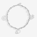 Life's A Charm 'Wonderful Mum' Bracelet In Silver Plating By Joma Jewellery