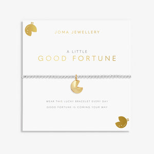 A Little 'Good Fortune' Bracelet In Silver And Gold Plating From Joma Jewellery