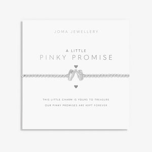 A Little 'Pinky Promise' Bracelet In Silver Plating From Joma Jewellery