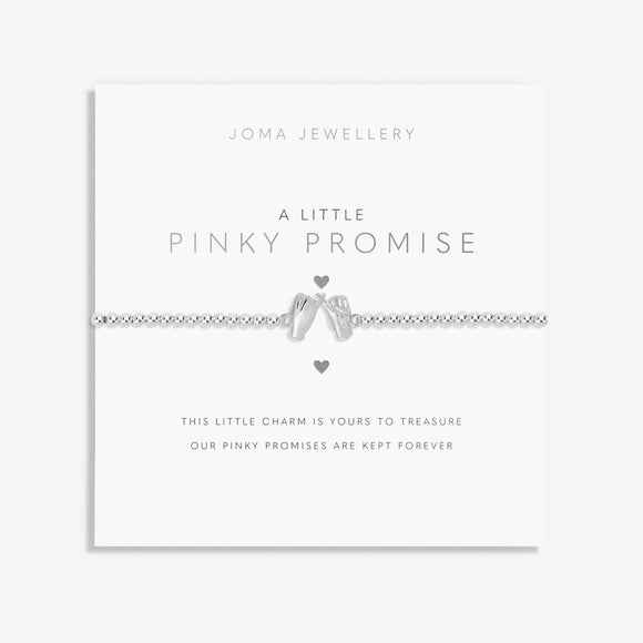 A Little 'Pinky Promise' Bracelet In Silver Plating From Joma Jewellery