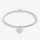 A Little 'Kind Heart' Bracelet In Silver Plating From Joma Jewellery