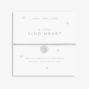 A Little 'Kind Heart' Bracelet In Silver Plating From Joma Jewellery