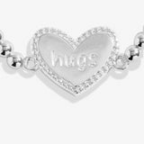 A Little Big Hugs Bracelet In Silver Plating From Joma Jewellery