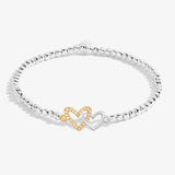 Joma Jewellery  Forever Yours 'Love You Mum' Bracelet In Silver And Gold Plating