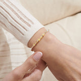 Joma Jewellery Happy Little Moments 'Lucky' Bracelet In Silver And Gold Plating