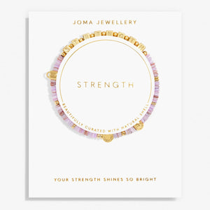 Joma Jewellery Happy Little Moments 'Strength' Bracelet In Gold Plating