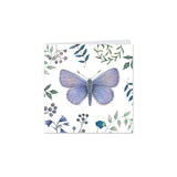 Otter House Vintage Garden Stationery - Square Notecard Pack - Butterflies