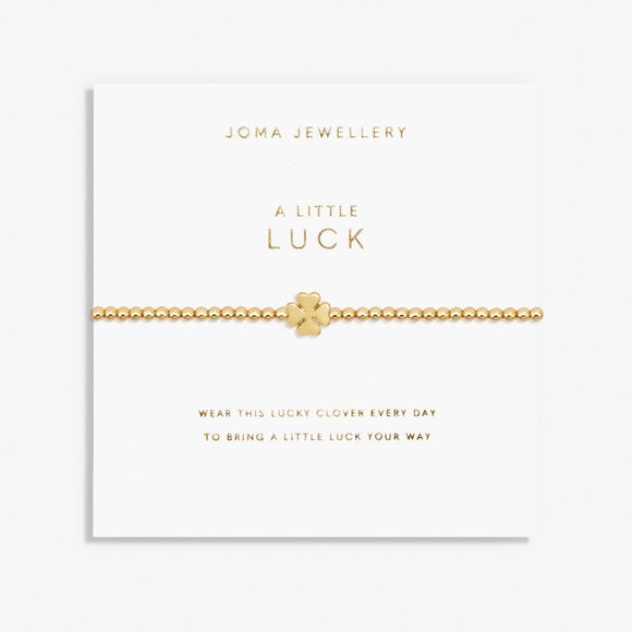 Joma Jewellery  A Little 'Luck' Bracelet In Gold Plating