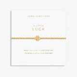 Joma Jewellery  A Little 'Luck' Bracelet In Gold Plating