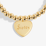 Joma Jewellery  A Little 'Super Sister' Bracelet In Gold Plating