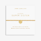 Joma Jewellery  A Little 'Super Sister' Bracelet In Gold Plating