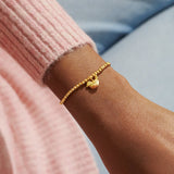 Joma Jewellery  A Little 'Robins Appear When Loved Ones Are Near' Bracelet In Gold Plating