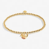 Joma Jewellery  A Little 'Robins Appear When Loved Ones Are Near' Bracelet In Gold Plating