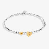 Boxed A Little 'Lovely Mum' Bracelet In Silver And Gold Plating by Joma Jewellery