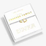 Boxed A Little 'Forever Family' Bracelet In Silver And Gold Plating by Joma Jewellery