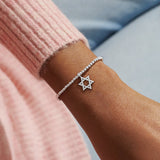 A Little 'Happy Hanukkah' Bracelet In Silver Plating Joma Jewellery