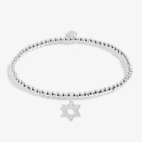 A Little 'Happy Hanukkah' Bracelet In Silver Plating Joma Jewellery