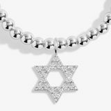 A Little 'Happy Hanukkah' Bracelet In Silver Plating Joma Jewellery